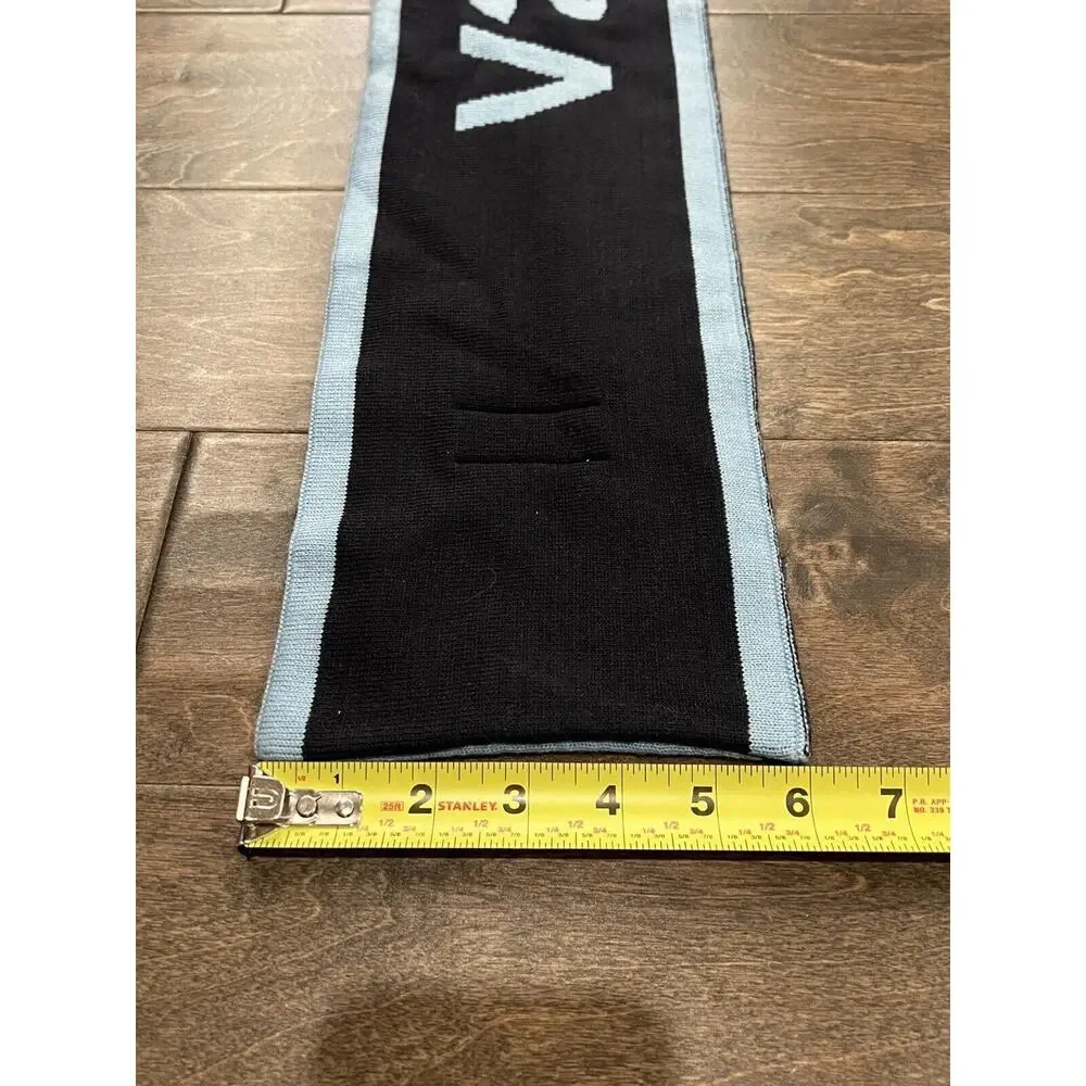 Olympic Games Vancouver 2010 Navy Blue Sky Blue Official Scarf 60x6 100% Acrylic